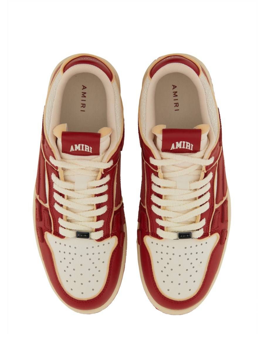 AMIRI SNEAKER COLLEGIATE SKEL IN PELLE In vendita