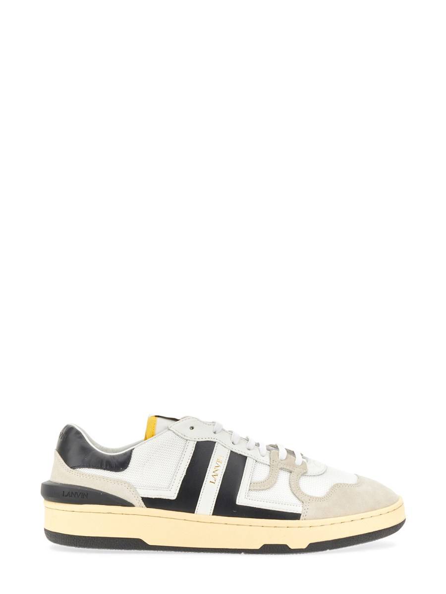 LANVIN SNEAKER CLAY LOW TOP IN PELLE E MESH Promozione