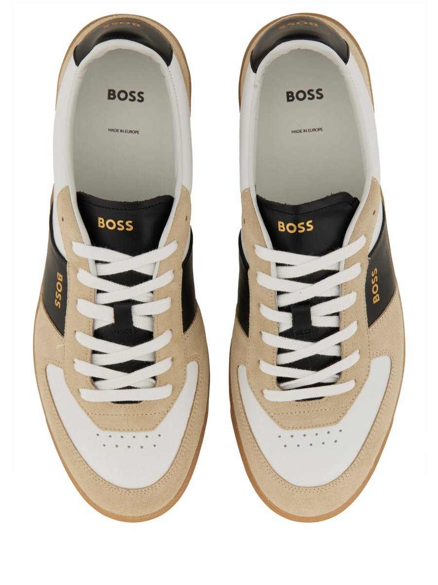 BOSS SNEAKER IN PELLE CON LOGO Negozio