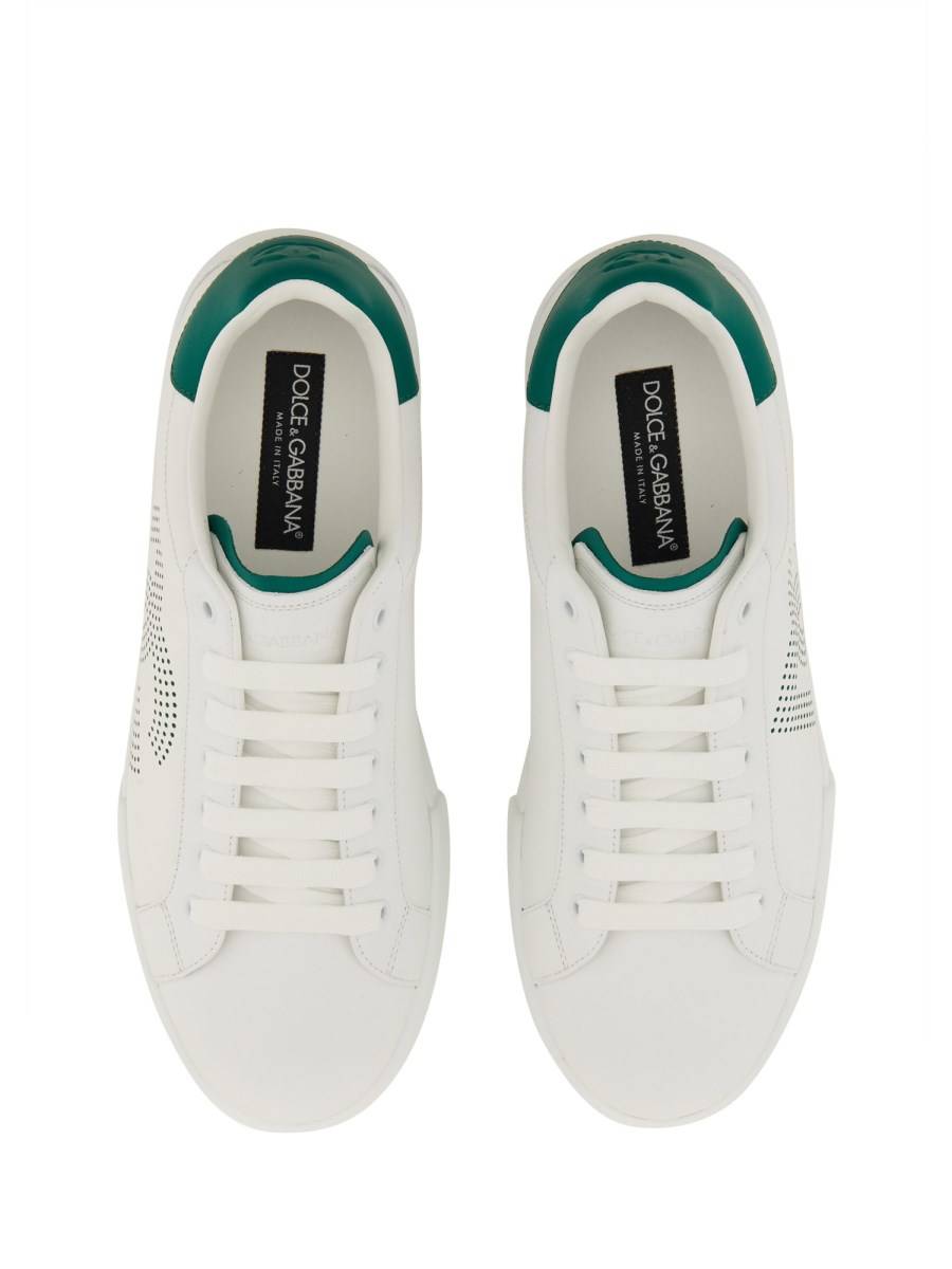 DOLCE & GABBANA SNEAKER "PORTOFINO" IN PELLE Offerta Giorno del Papà