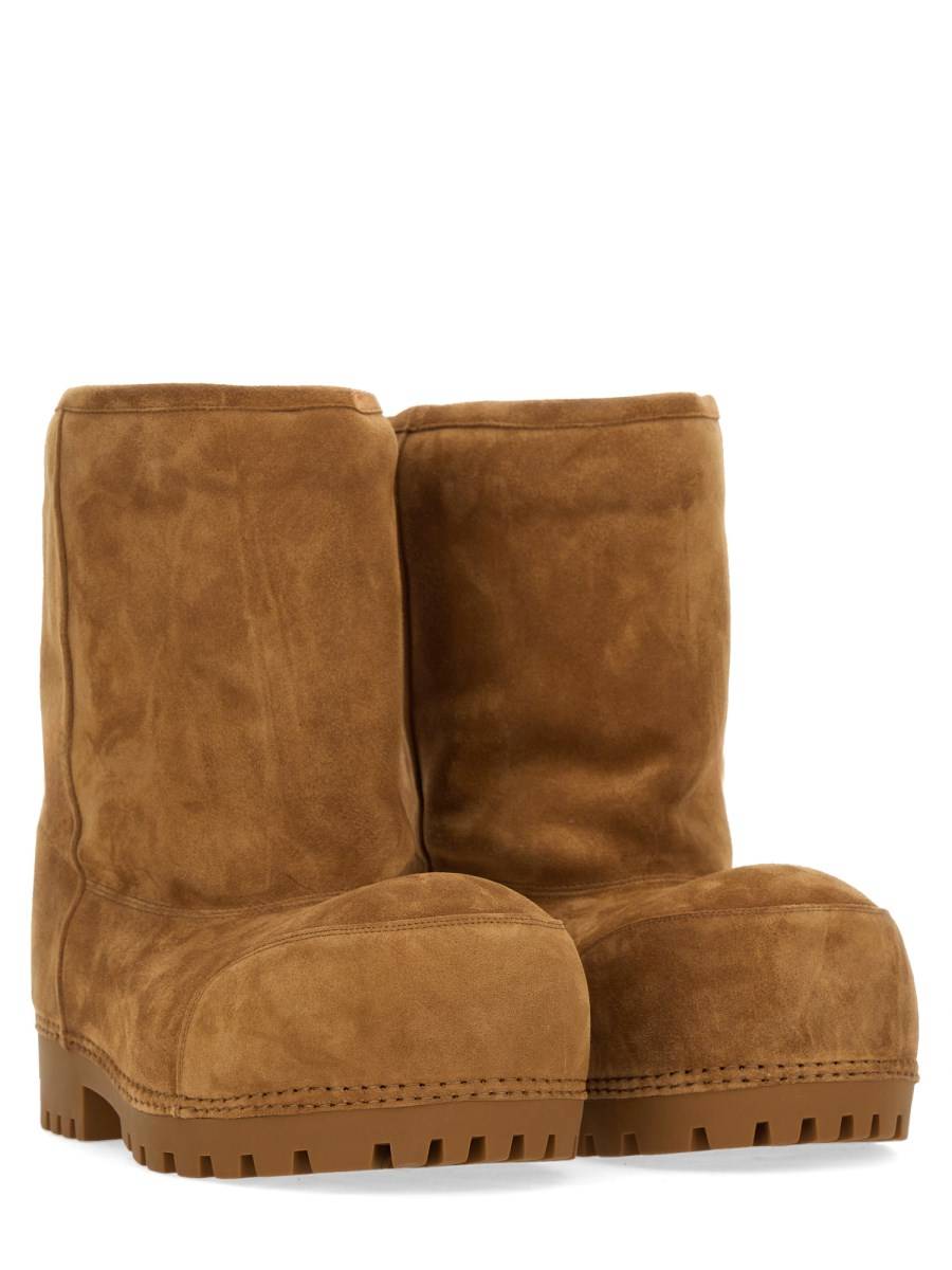 BALENCIAGA STIVALE "ALASKA" FUR IN PELLE Ritorno libero