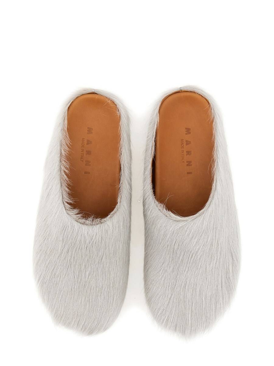 MARNI SABOT FUSSBETT IN PELLE Ultimi due giorni