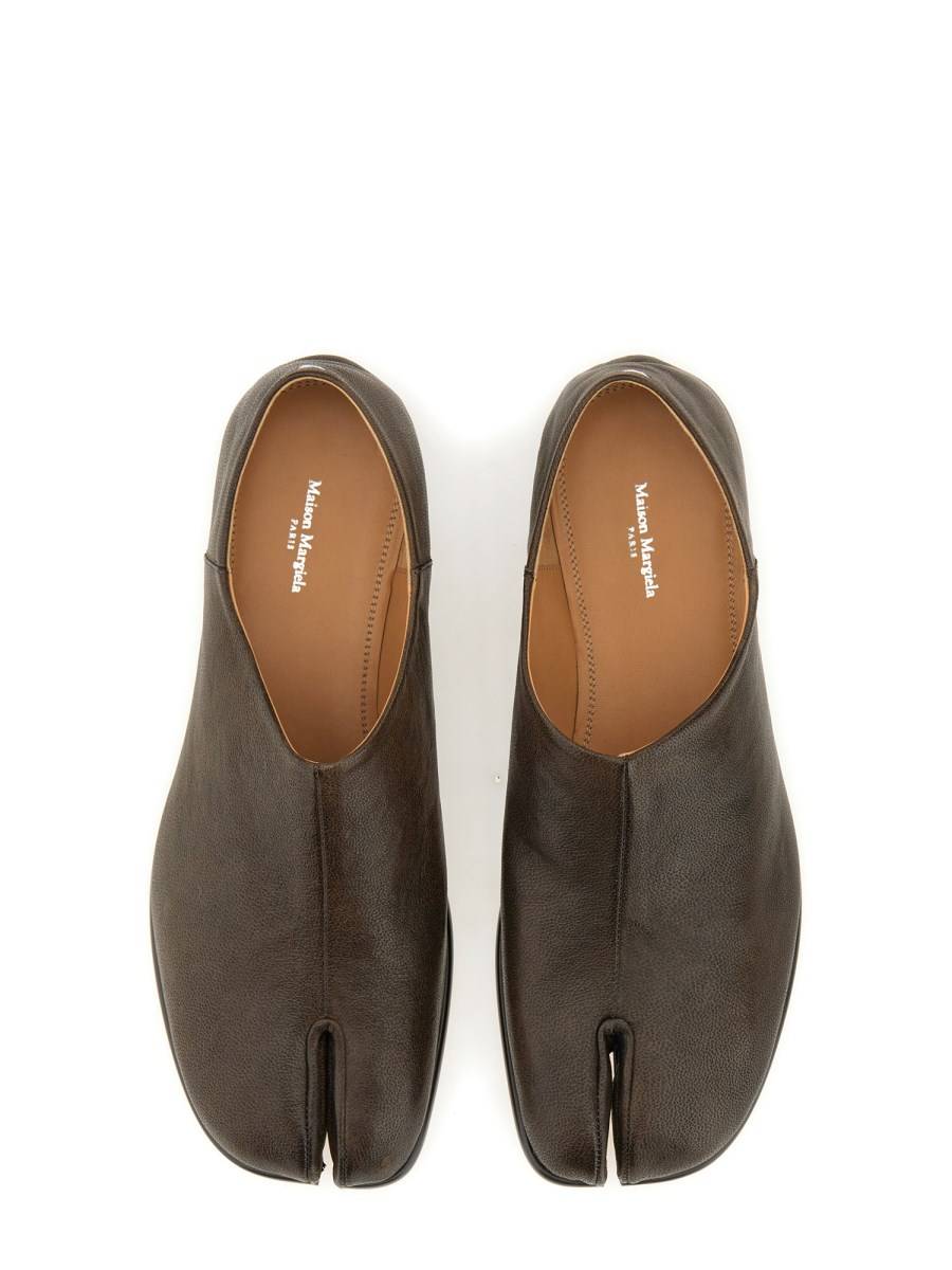 MAISON MARGIELA TABI PIATTA SENZA LACCI IN PELLE Ultimo giorno