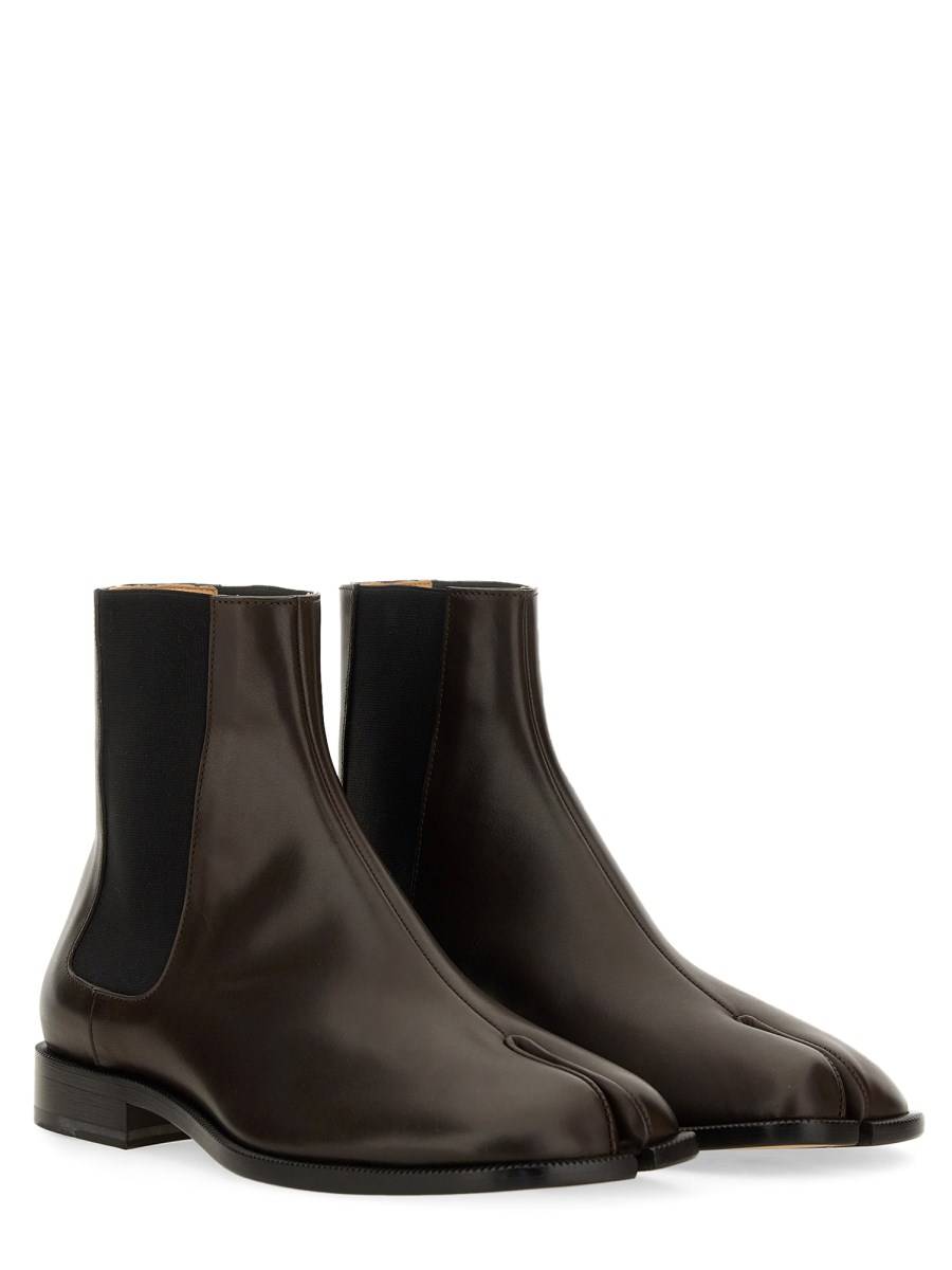 MAISON MARGIELA STIVALE CHELSEA TABI IN PELLE Promozione temporanea
