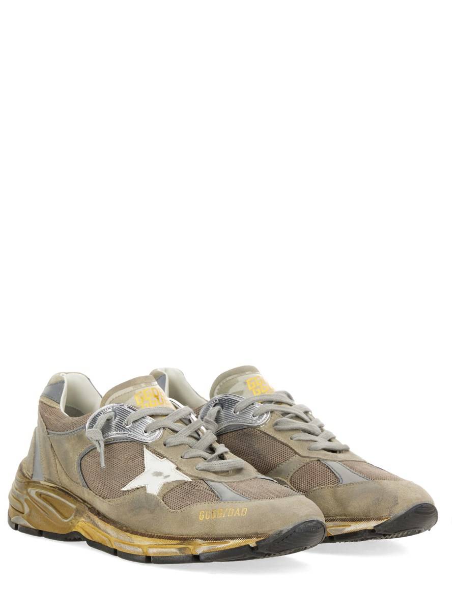 GOLDEN GOOSE SNEAKER RUNNING DAD IN PELLE E MESH Discount Store per i nuovi prodotti