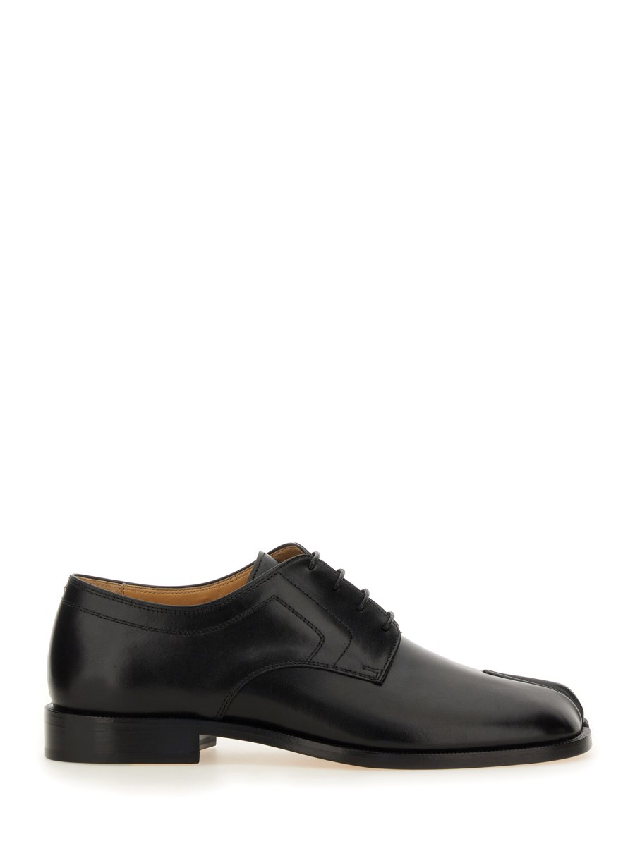 MAISON MARGIELA STRINGATA TABI IN PELLE Black Friday Prezzi