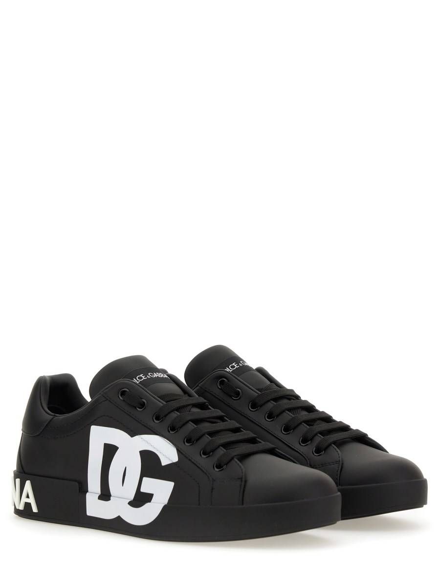 DOLCE & GABBANA SNEAKER PORTOFINO IN PELLE Negozi Online