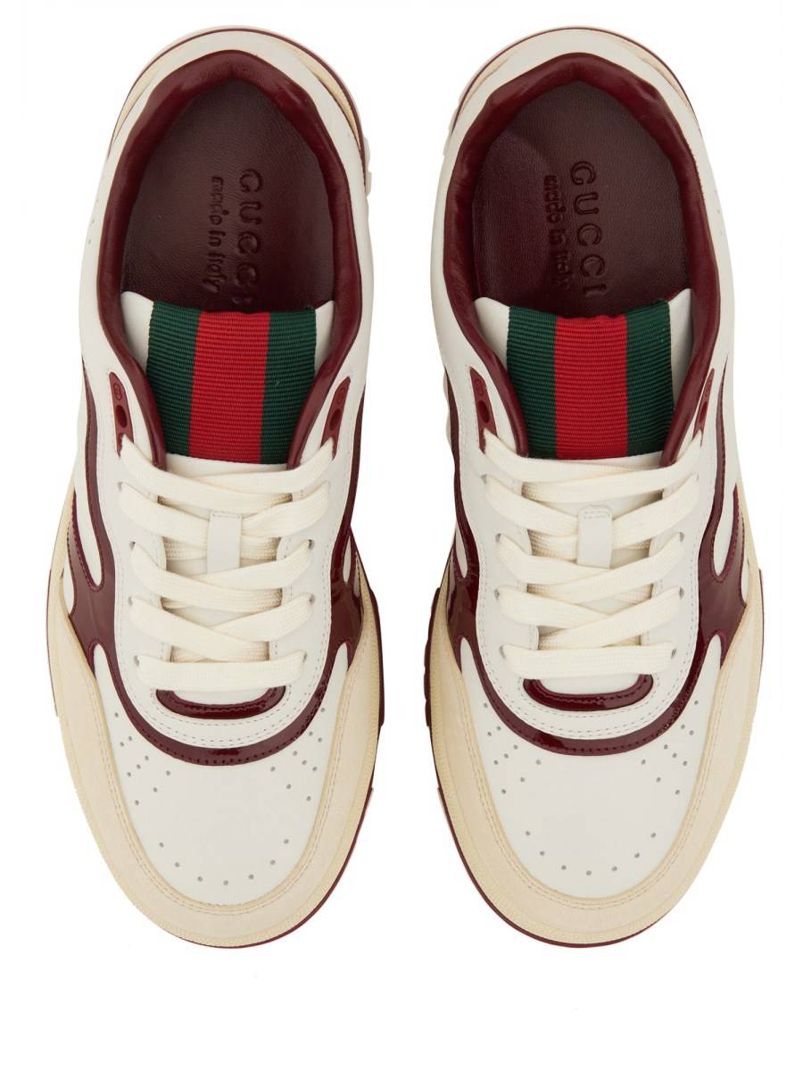 GUCCI SNEAKER GUCCI RE-WEB IN PELLE Prezzo Ridotto