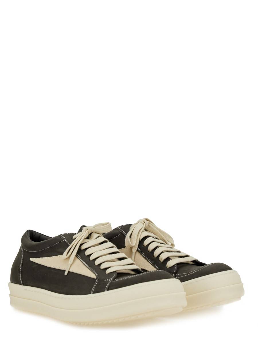 RICK OWENS SNEAKER IN PELLE Vendita Calda