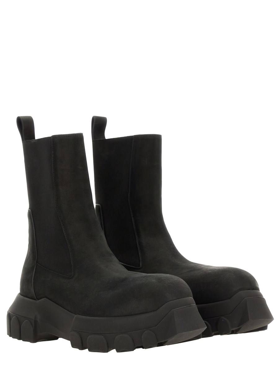 RICK OWENS STIVALE BOZO TRACTOR IN PELLE Negozio