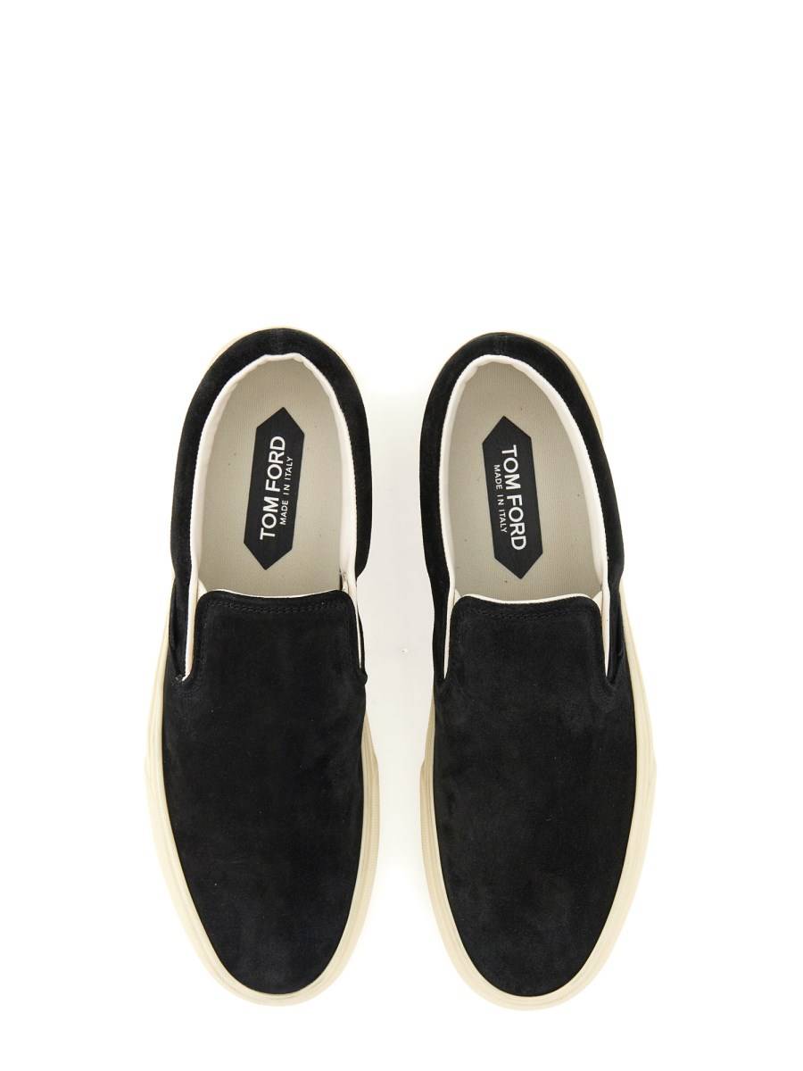 TOM FORD SNEAKER SLIP-ON IN SUEDE Negozio online di fabbrica