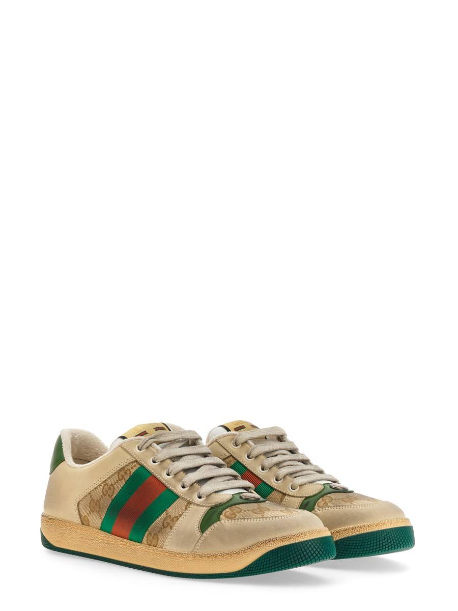 GUCCI SNEAKER SCREENER GG IN PELLE Prezzo di fabbrica