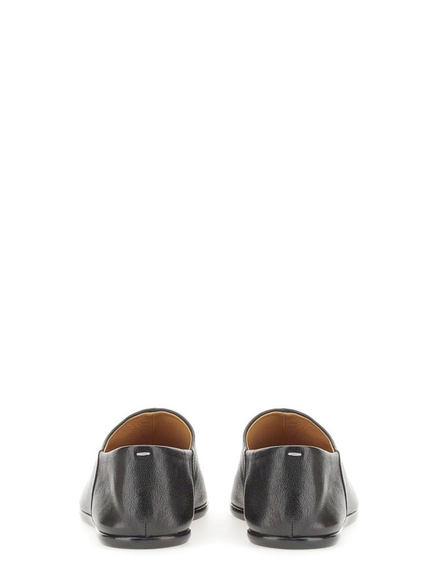 MAISON MARGIELA TABI PIATTA SENZA LACCI IN PELLE Comprare a buon mercato