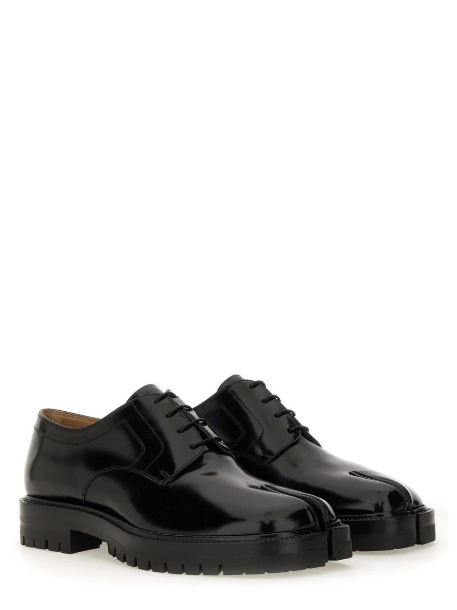 MAISON MARGIELA STRINGATA TABI IN PELLE Flash Sale