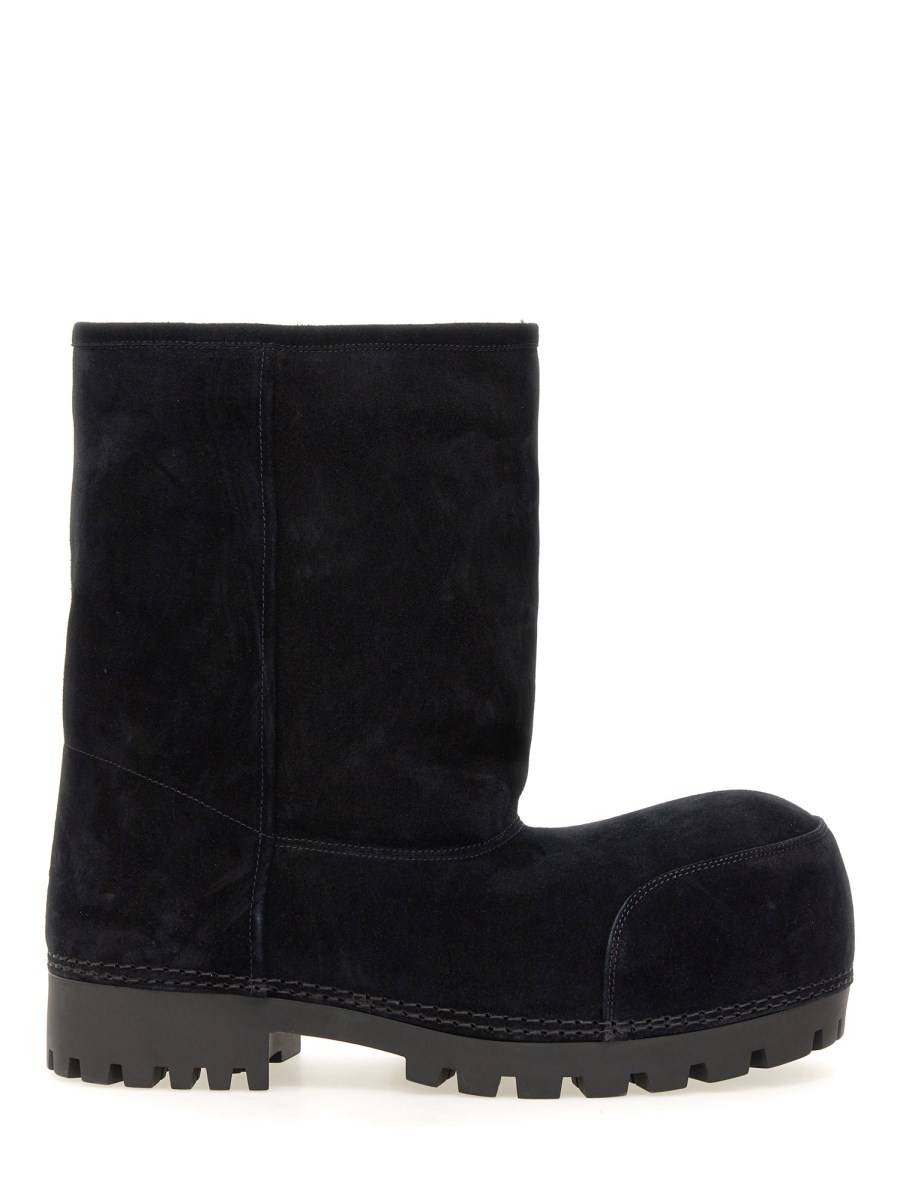 BALENCIAGA STIVALE "ALASKA" FUR IN PELLE Black Friday