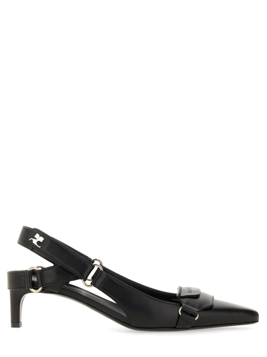 COURREGES PUMP RACER IN PELLE