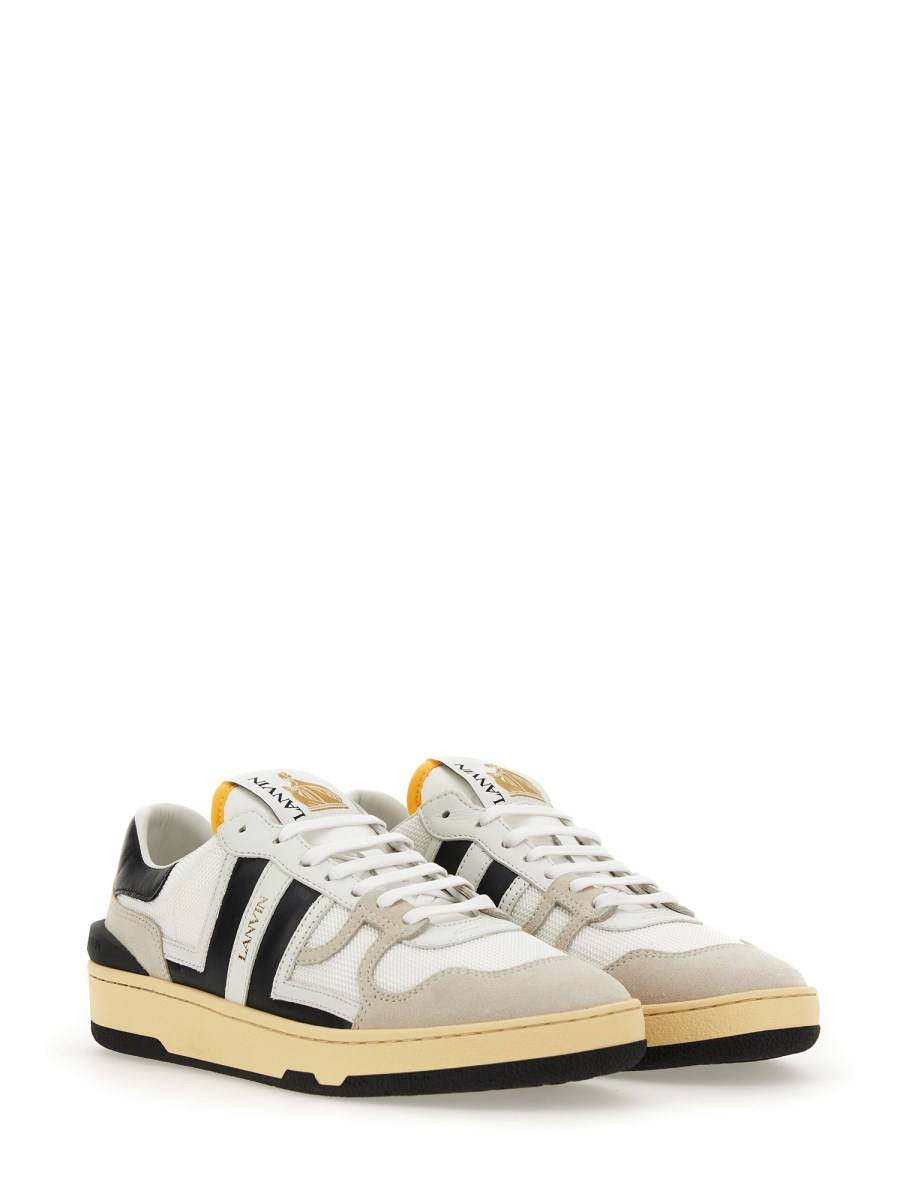 LANVIN SNEAKER IN MESH, SUEDE E NAPPA Vendita