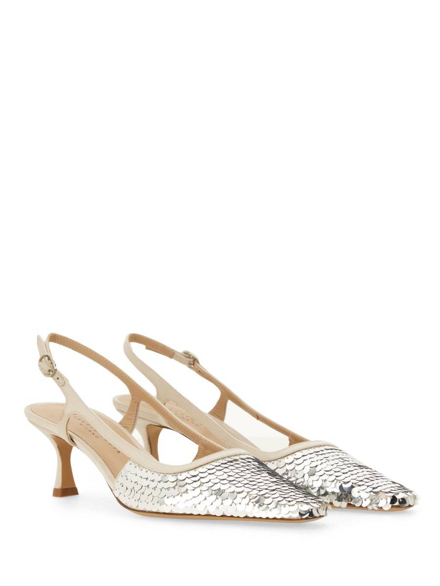 ROBERTO FESTA SLINGBACK SIVIGLIA IN RASO CON PAILLETTES Presa