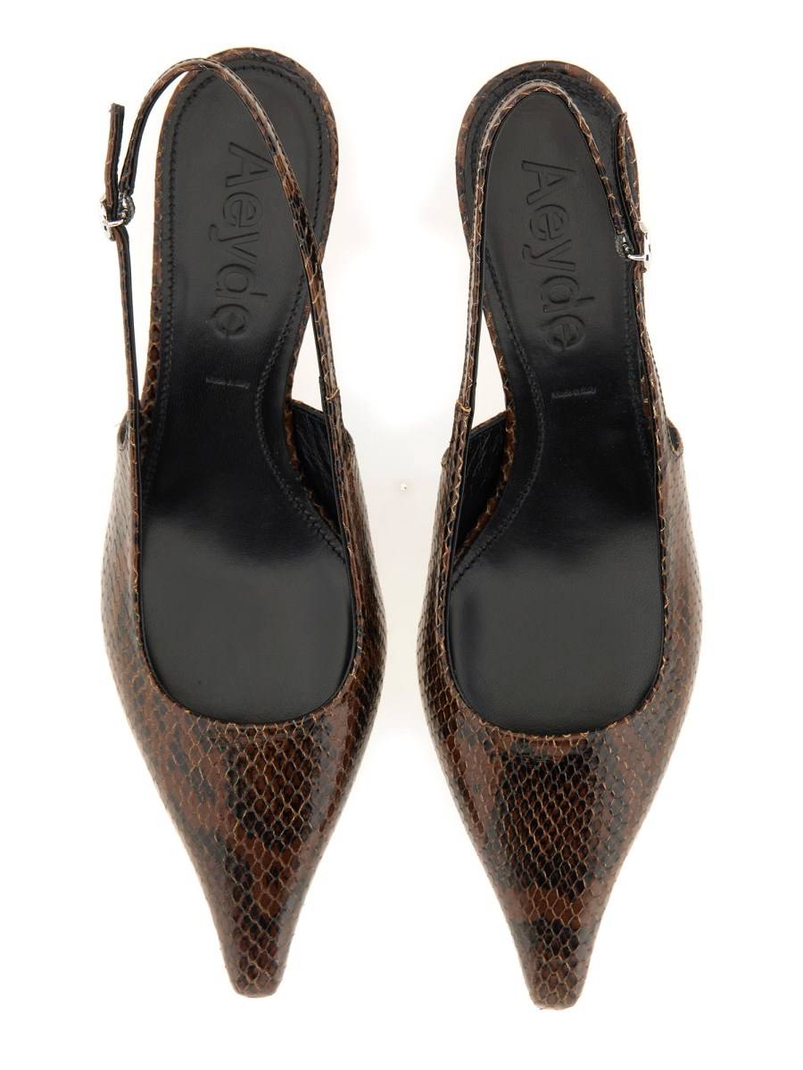 AEYDE SCARPA CATRINA IN PELLE CON STAMPA SNAKE Hotsell