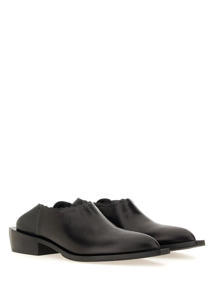 MOSCHINO SHOOTIE CUBAN HEEL Vendita Economica