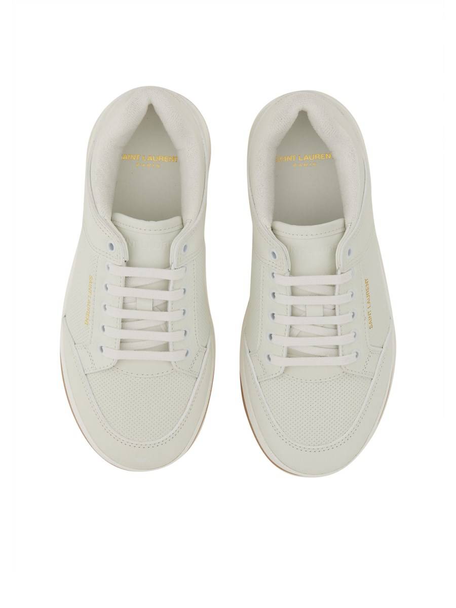 SAINT LAURENT SNEAKER LOW TOP "SL61" IN PELLE TRAFORATA Grande vendita