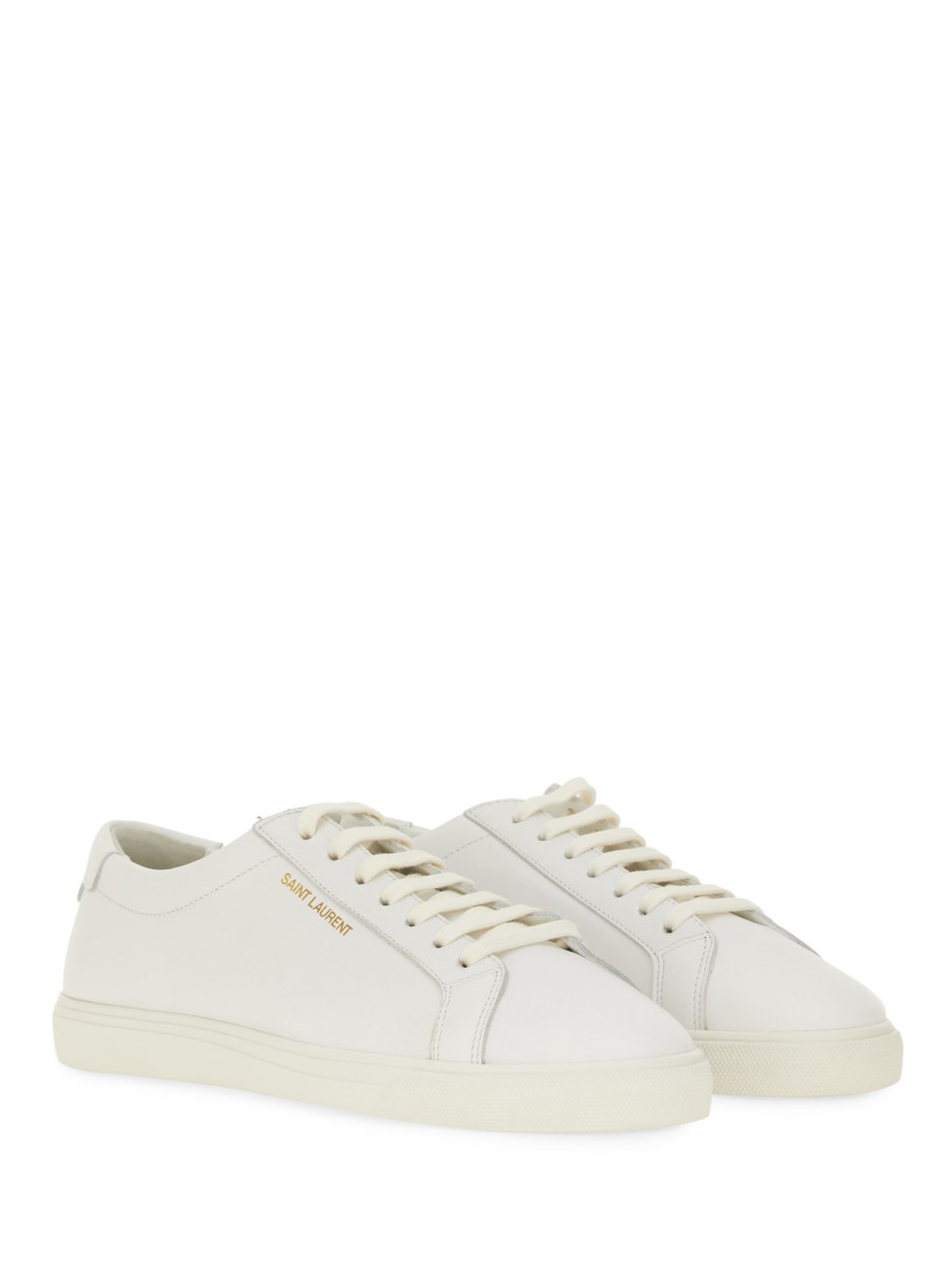 SAINT LAURENT SNEAKERS BASSE ANDY IN PELLE Shopping online