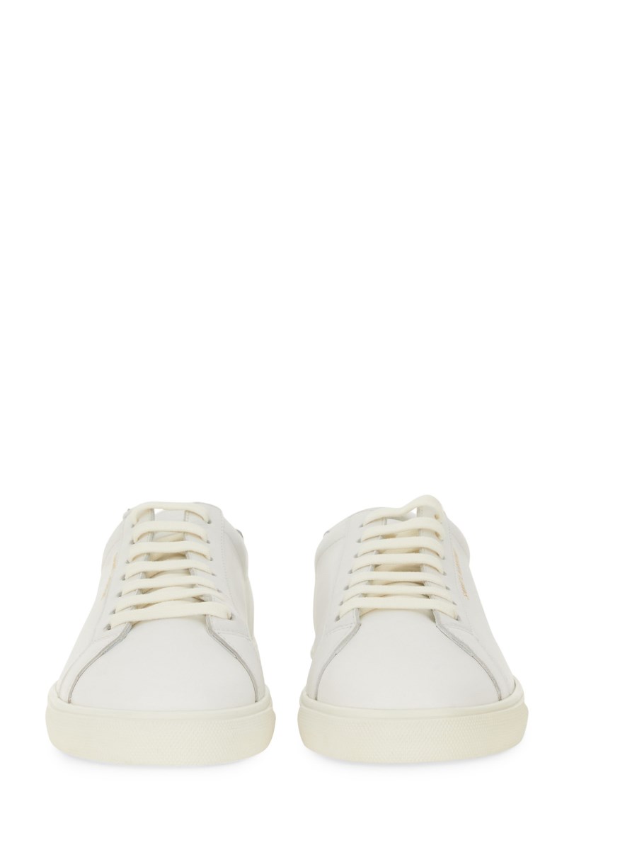 SAINT LAURENT SNEAKERS BASSE ANDY IN PELLE Shopping online