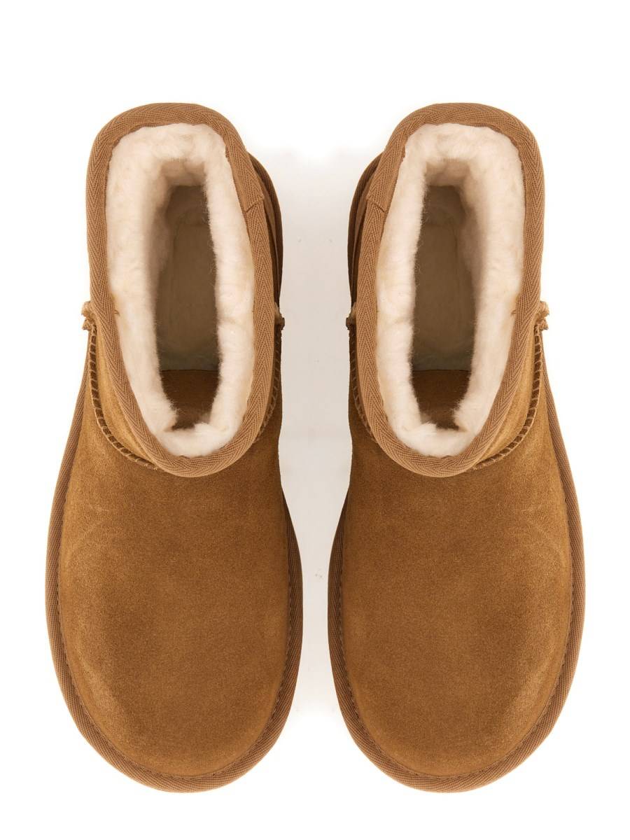 UGG STIVALE CLASSIC MINI IN PELLE CON PLATEAU Vendite stagionali