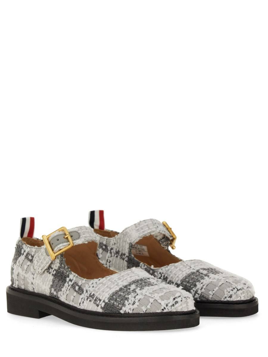 THOM BROWNE THOM JOHN IN TWEED HUNTING TARTAN EYELASH Lightning offer