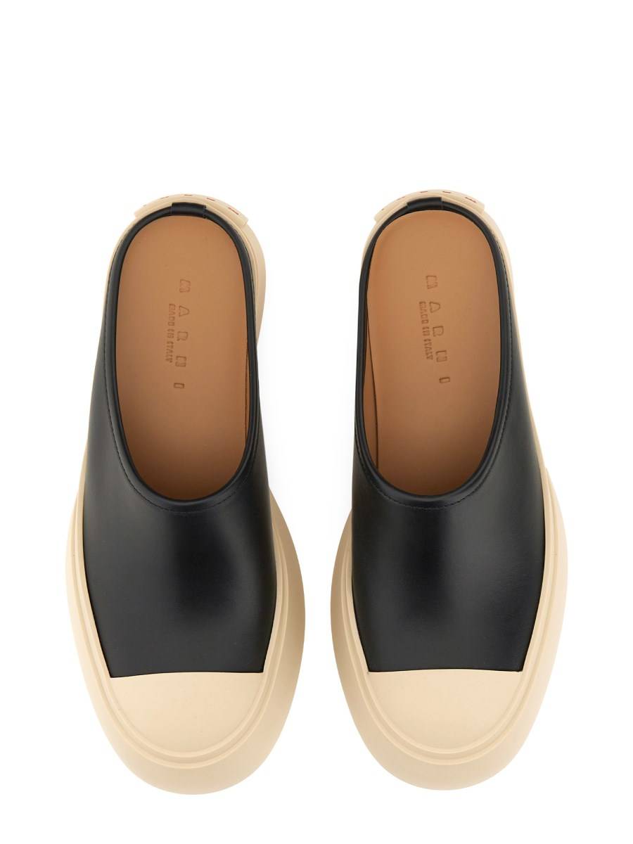 MARNI SABOT PABLO IN PELLE Grandi sconti