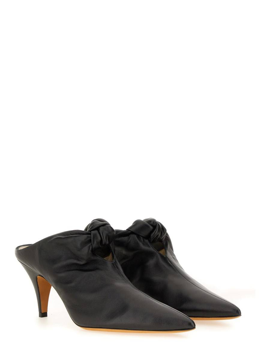 KHAITE MULE THE ROWAN IN PELLE Enormi risparmi