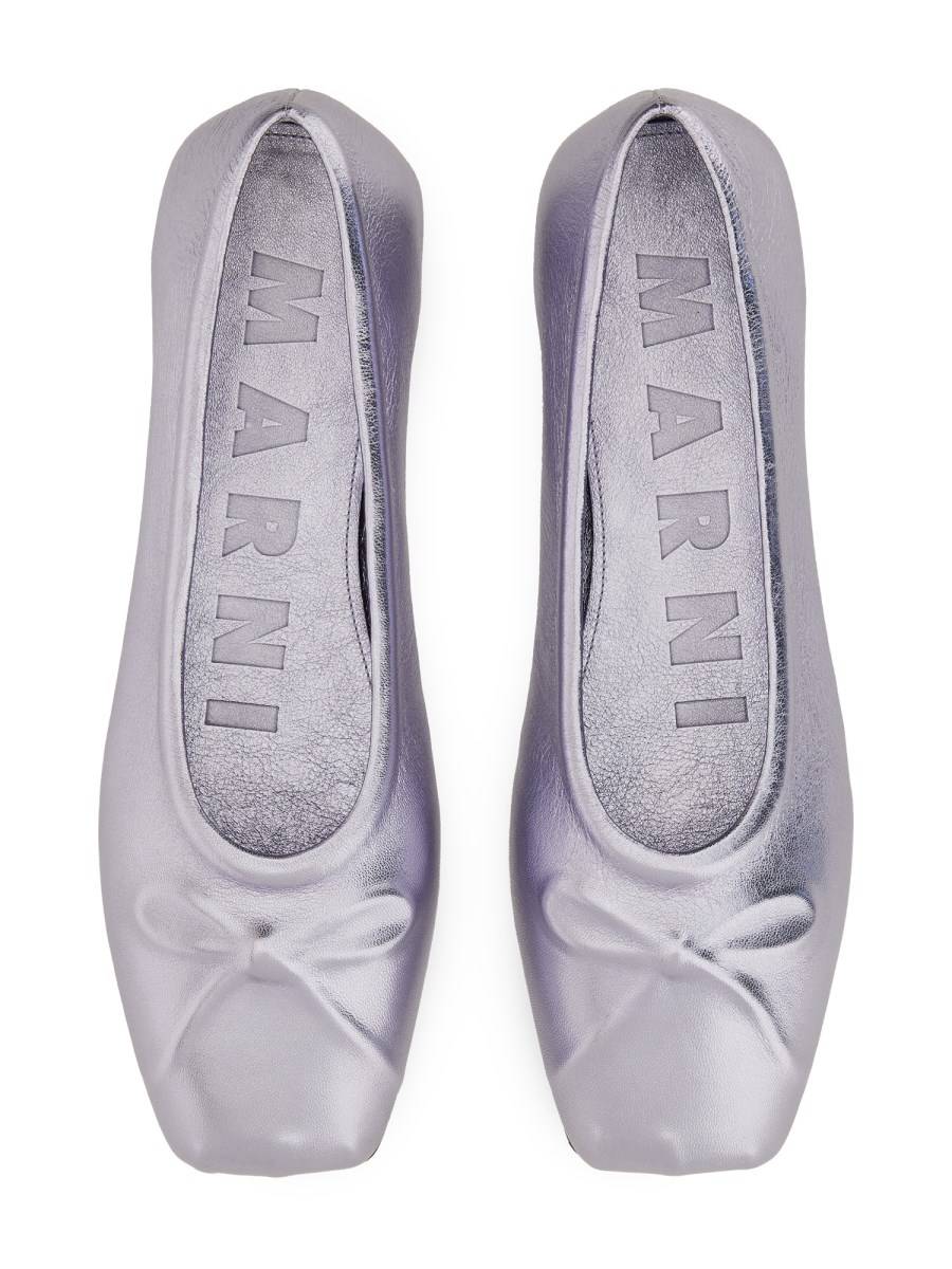 MARNI BALLERINA LITTLE BOW IN NAPPA Ultimi due giorni