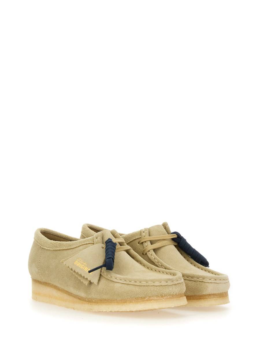 CLARKS SCARPA STRINGATA "WALLABEE" IN PELLE Economico