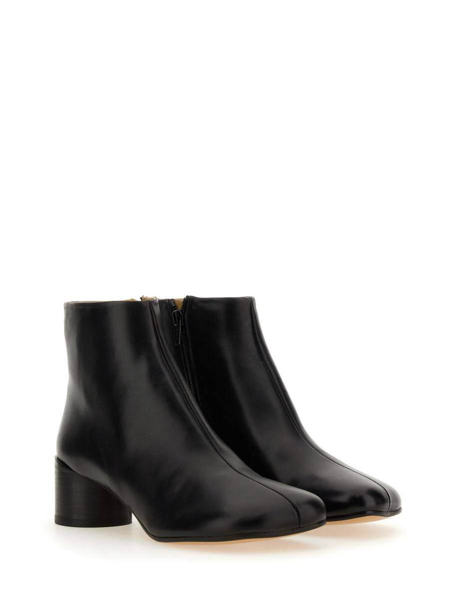 MM6 MAISON MARGIELA STIVALETTO IN PELLE Saldi Di Fabbrica