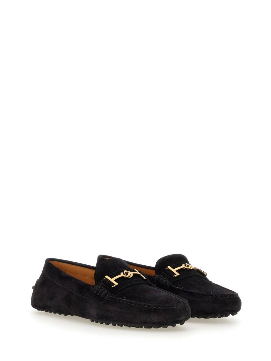 TOD&#39;S MOCASSINO GOMMINO IN PELLE SCAMOSCIATA Black Friday