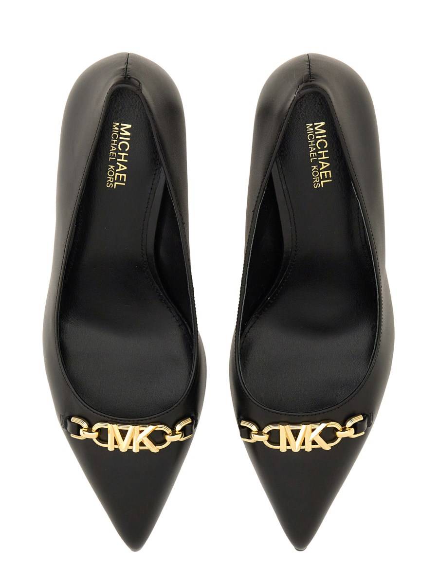 MICHAEL BY MICHAEL KORS DÉCOLLETÉ CON LOGO IN PELLE Offerta San Valentino