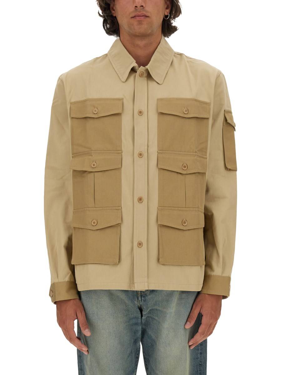 KENZO CAMICIA CARGO IN COTONE Prezzo basso