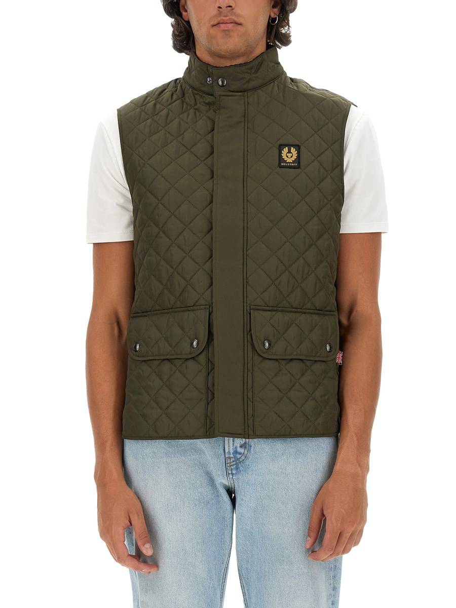 BELSTAFF GILET ICON IN NYLON TRAPUNTATO Only for today