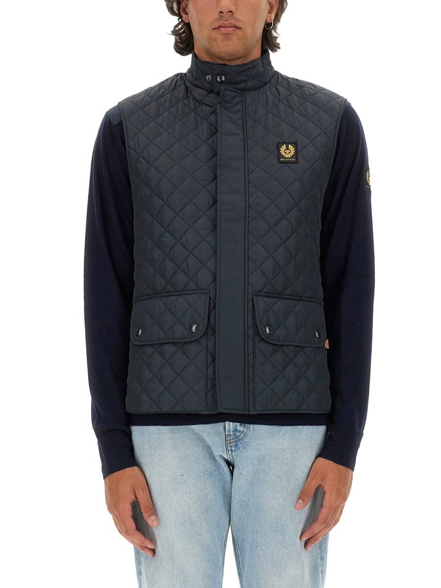 BELSTAFF GILET ICON IN NYLON TRAPUNTATO Sostegno trimestrale