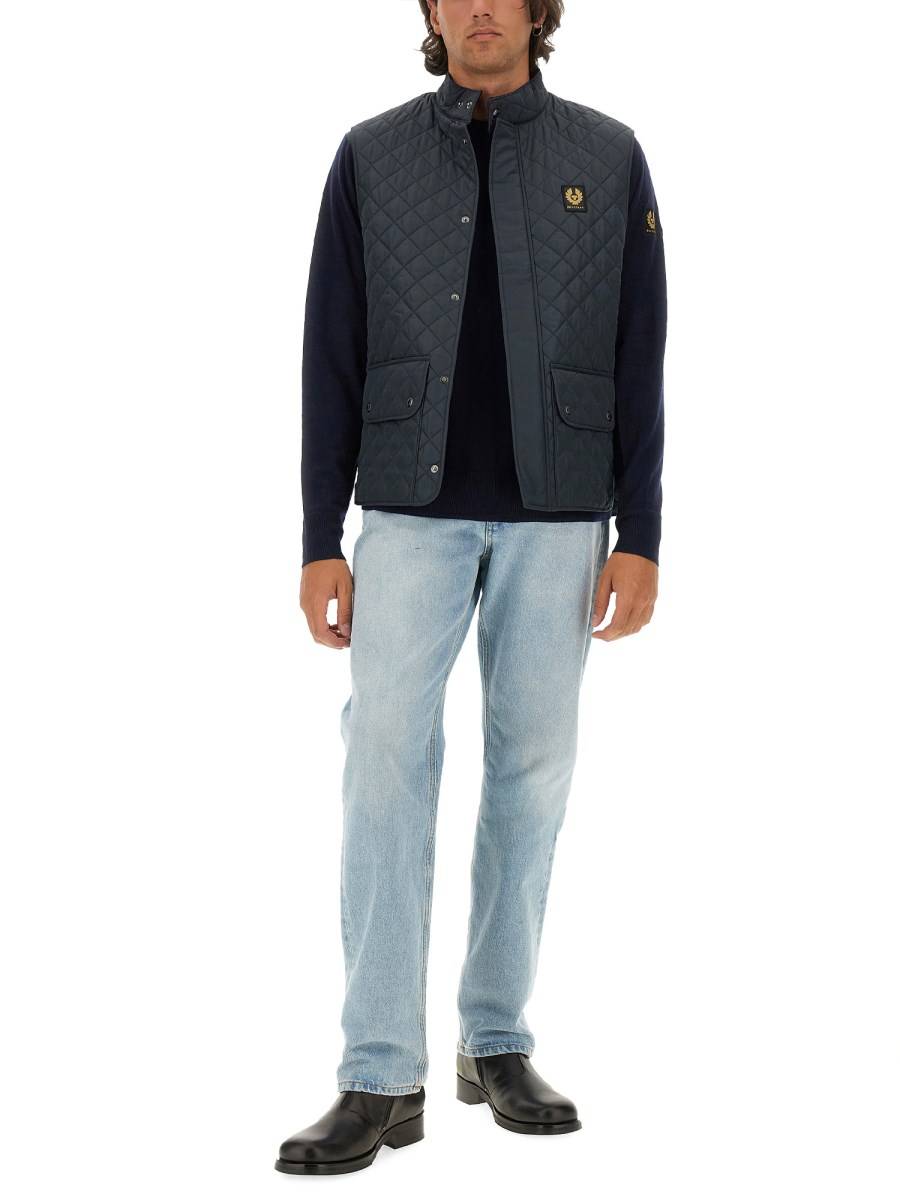 BELSTAFF GILET ICON IN NYLON TRAPUNTATO Sostegno trimestrale