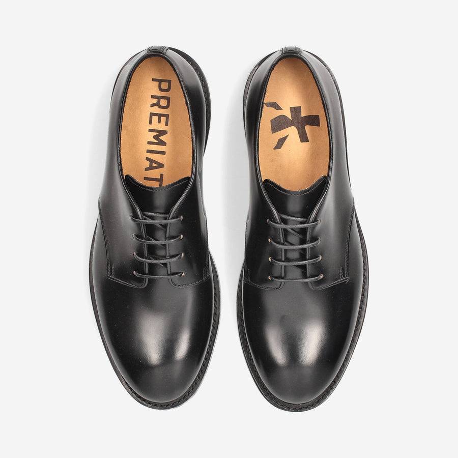 Premiata Scarpe stringate 32102A in pelle spazzolata opaca Nuova
