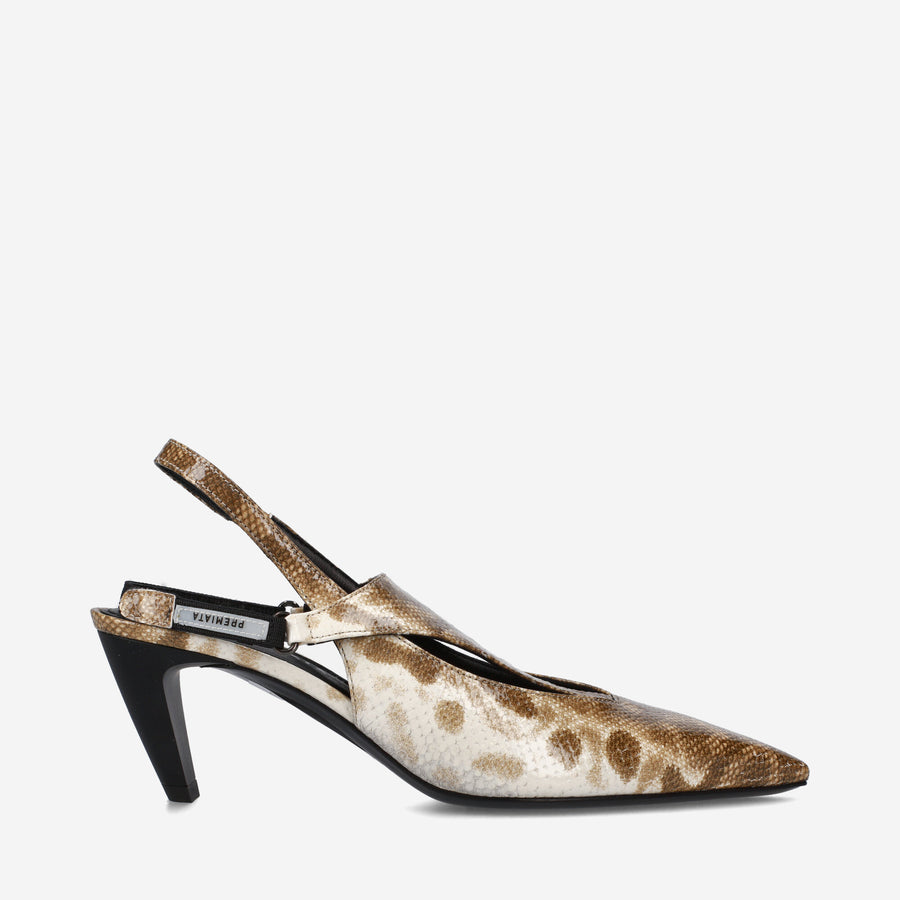 Premiata Décolleté slingback TBar M6660B Consegna Veloce