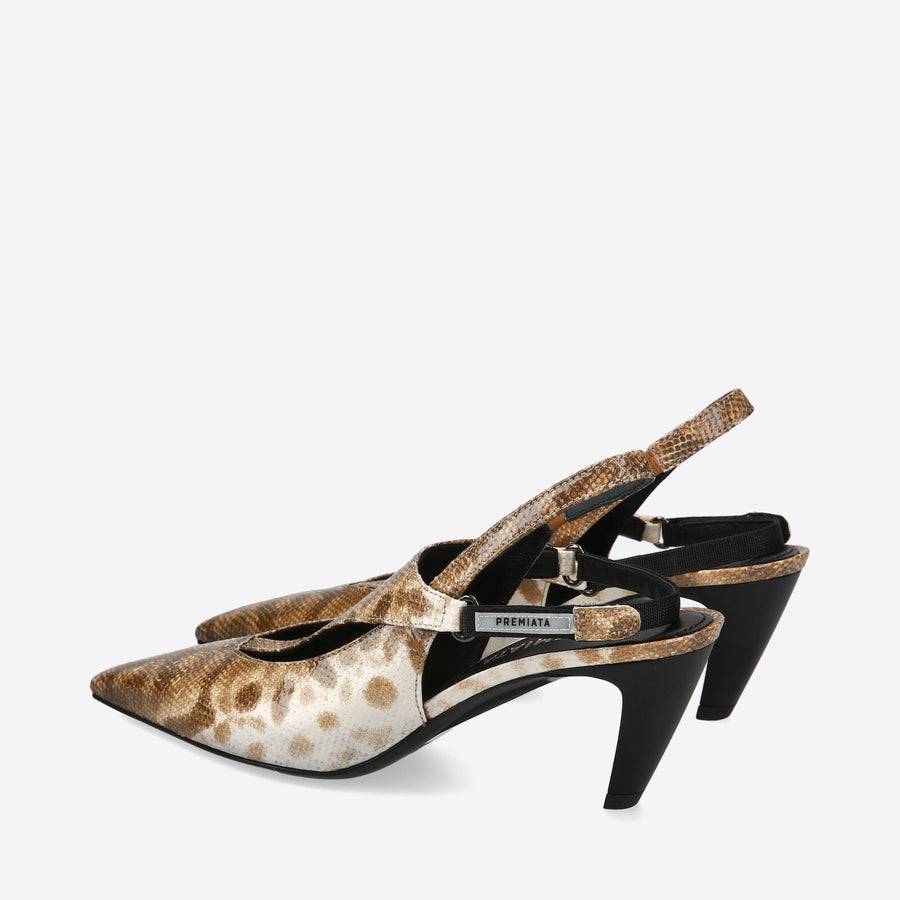 Premiata Décolleté slingback TBar M6660B Consegna Veloce