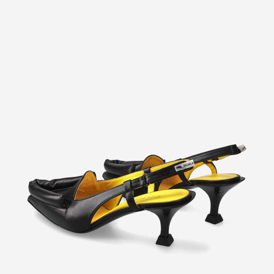 Premiata Décolleté slingback M6681A in nappa Fino Al -60%
