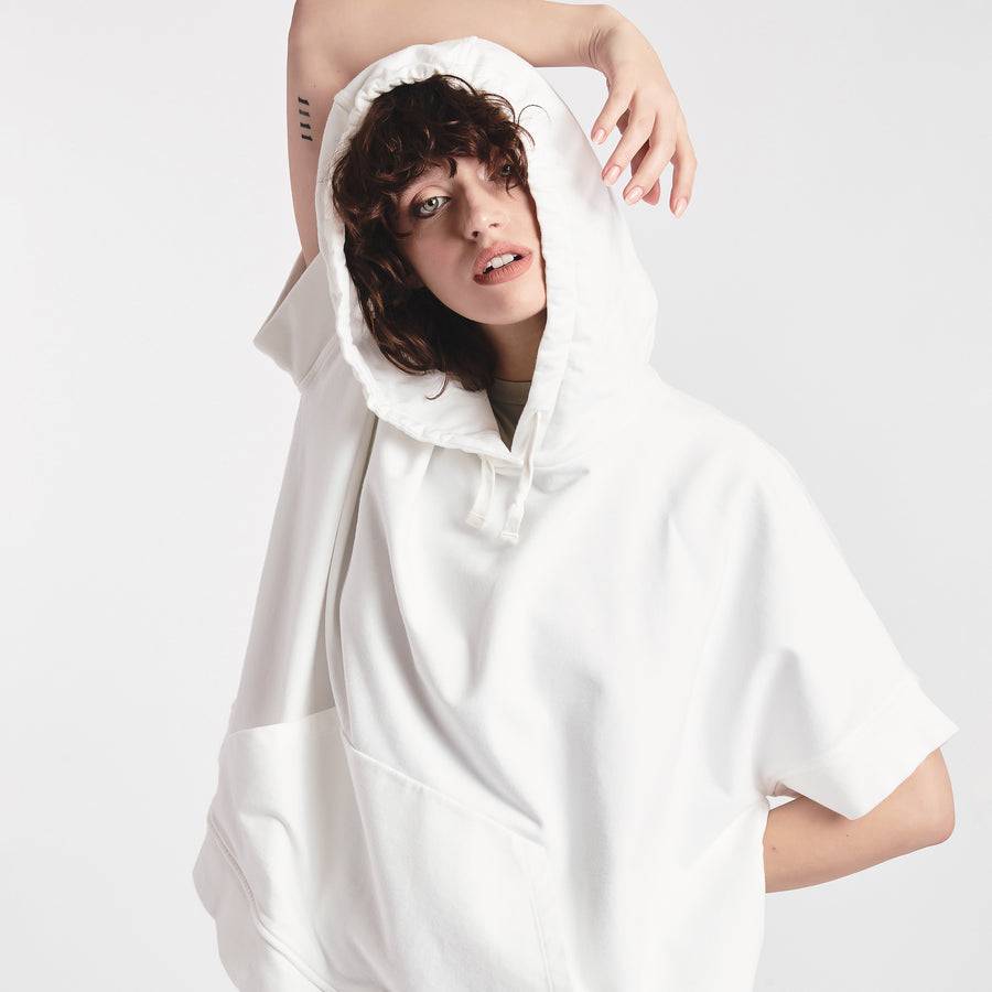 Premiata Poncho con cappuccio PR354230 In Vendita