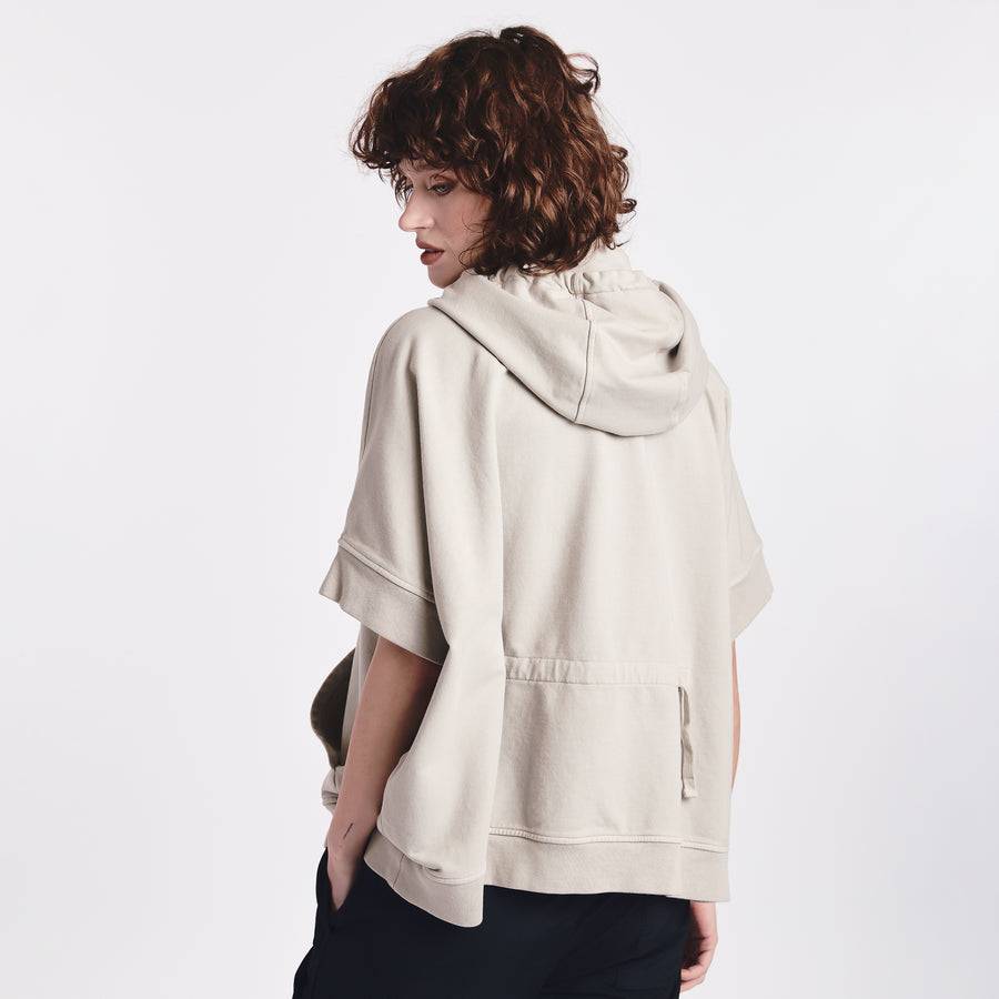 Premiata Poncho con cappuccio PR354705 Vendita Economica