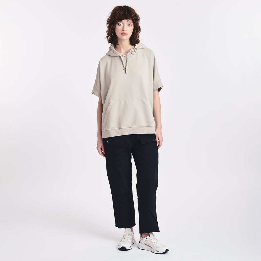 Premiata Poncho con cappuccio PR354705 Vendita Economica