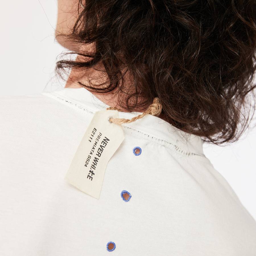 Premiata T-shirt PR364203 Never White in cotone Offerta
