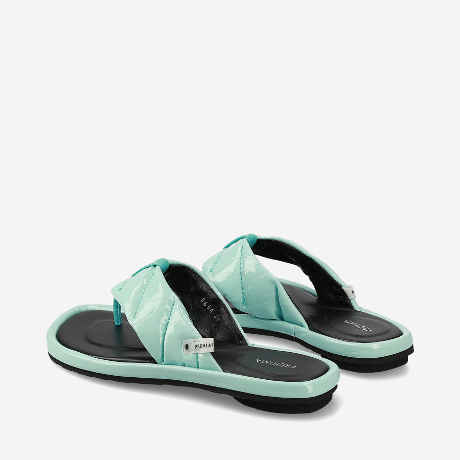 Premiata Sandali infradito M6654H in nappa imbottita Fino al 65% di sconto