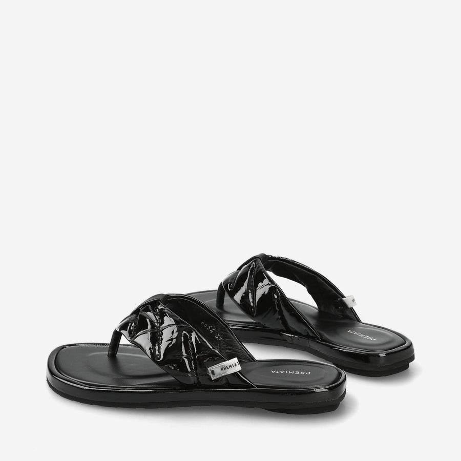 Premiata Sandali infradito M6654B in nappa imbottita Only for today